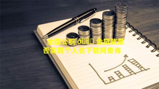 全国公积 🕊 金贷款是否实现个人名下联网查询